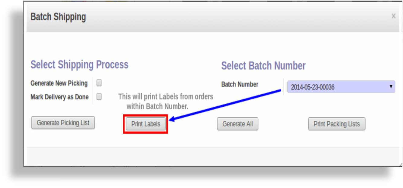 Cloud ERP Print Label