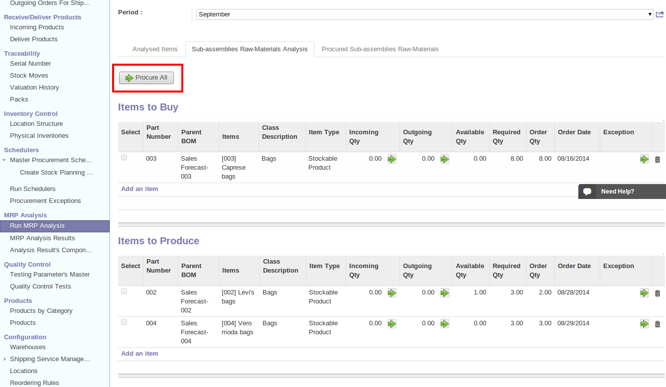 Cloud ERP MRP Analysis